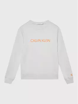 Толстовка обычного кроя Calvin Klein, серый