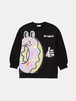 Толстовка обычного кроя Coccodrillo, черный