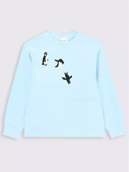 Толстовка обычного кроя Coccodrillo, синий