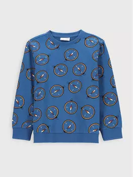 Толстовка обычного кроя Coccodrillo, синий