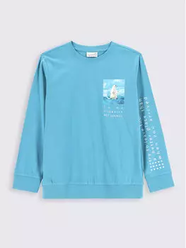 Толстовка обычного кроя Coccodrillo, синий