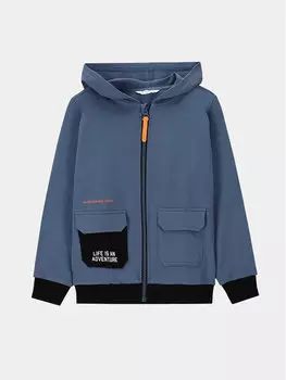 Толстовка обычного кроя Coccodrillo, синий