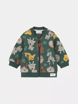 Толстовка обычного кроя Coccodrillo, зеленый