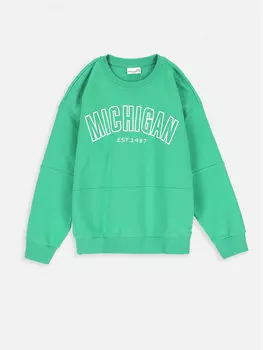 Толстовка обычного кроя Coccodrillo, зеленый