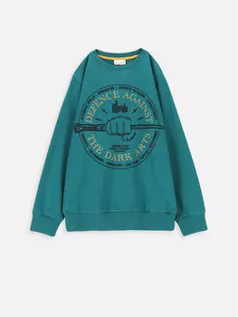 Толстовка обычного кроя Coccodrillo, зеленый