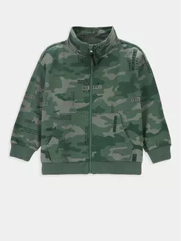 Толстовка обычного кроя Coccodrillo, зеленый