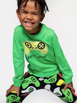 Толстовка обычного кроя Coccodrillo, зеленый