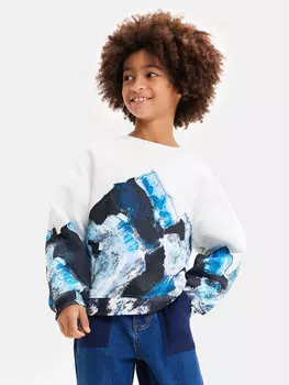 Толстовка обычного кроя Desigual, белый