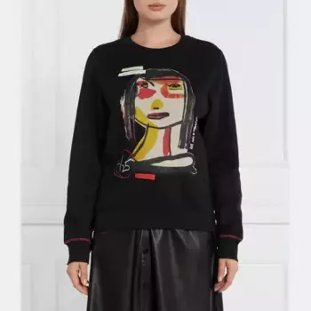 Толстовка обычного кроя Desigual, черный