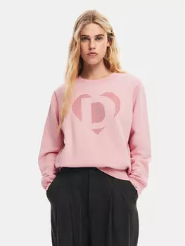 Толстовка обычного кроя Desigual, розовый