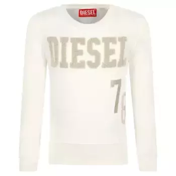 Толстовка обычного кроя Diesel, бежевый