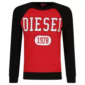 Толстовка обычного кроя Diesel, красный