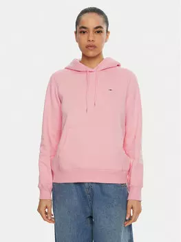 Толстовка обычного кроя DW0DW19958 Tommy Jeans, розовый