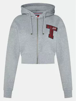 Толстовка обычного кроя DW0DW20535 Tommy Jeans, серый