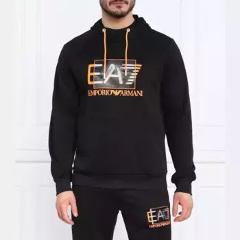 Толстовка обычного кроя Ea7, черный