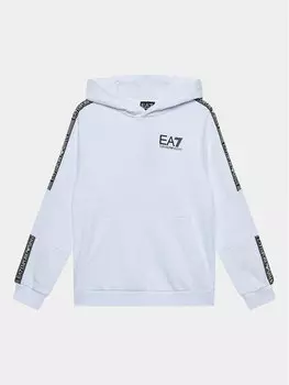 Толстовка обычного кроя Ea7 Emporio Armani, белый