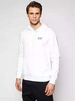 Толстовка обычного кроя Ea7 Emporio Armani, белый