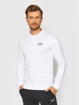 Толстовка обычного кроя Ea7 Emporio Armani, белый