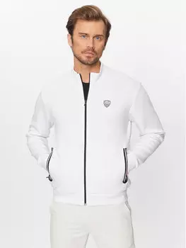 Толстовка обычного кроя Ea7 Emporio Armani, белый