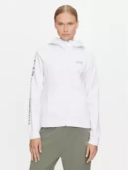 Толстовка обычного кроя Ea7 Emporio Armani, белый
