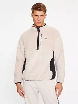 Толстовка обычного кроя Ea7 Emporio Armani, бежевый