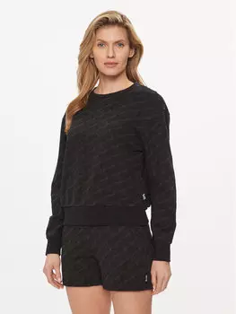 Толстовка обычного кроя Ea7 Emporio Armani, черный