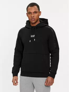 Толстовка обычного кроя Ea7 Emporio Armani, черный