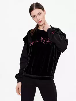 Толстовка обычного кроя Ea7 Emporio Armani, черный