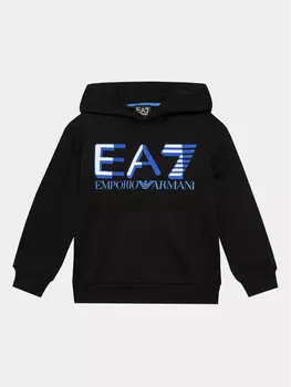 Толстовка обычного кроя Ea7 Emporio Armani, черный