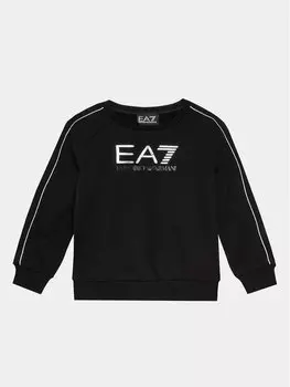 Толстовка обычного кроя Ea7 Emporio Armani, черный