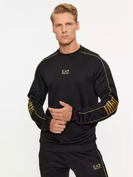 Толстовка обычного кроя Ea7 Emporio Armani, черный