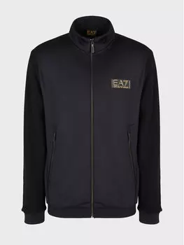 Толстовка обычного кроя Ea7 Emporio Armani, черный