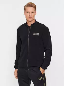 Толстовка обычного кроя Ea7 Emporio Armani, черный
