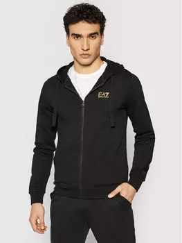 Толстовка обычного кроя Ea7 Emporio Armani, черный