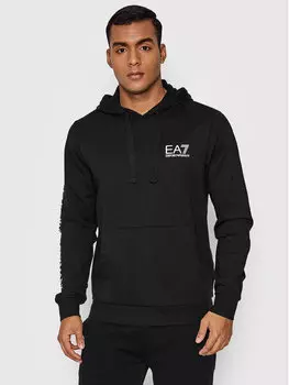 Толстовка обычного кроя Ea7 Emporio Armani, черный