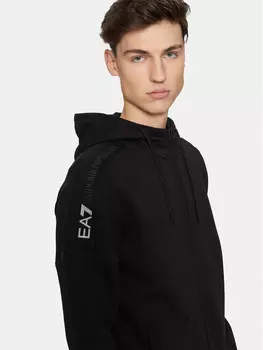 Толстовка обычного кроя Ea7 Emporio Armani, черный
