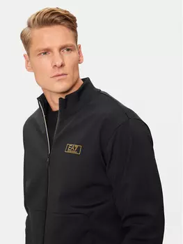 Толстовка обычного кроя Ea7 Emporio Armani, черный