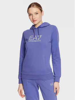 Толстовка обычного кроя Ea7 Emporio Armani, фиолетовый