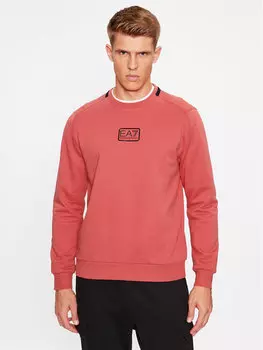 Толстовка обычного кроя Ea7 Emporio Armani, красный