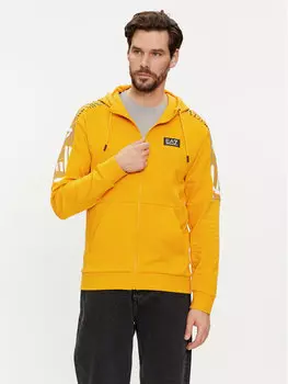 Толстовка обычного кроя Ea7 Emporio Armani, оранжевый