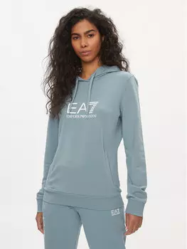 Толстовка обычного кроя Ea7 Emporio Armani, синий
