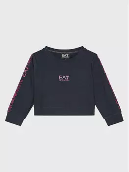 Толстовка обычного кроя Ea7 Emporio Armani, синий