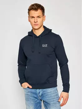 Толстовка обычного кроя Ea7 Emporio Armani, синий