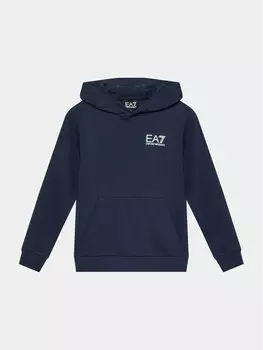 Толстовка обычного кроя Ea7 Emporio Armani, синий