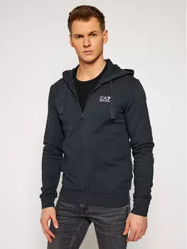 Толстовка обычного кроя Ea7 Emporio Armani, синий