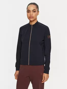 Толстовка обычного кроя Ea7 Emporio Armani, синий