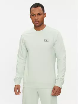 Толстовка обычного кроя Ea7 Emporio Armani, зеленый