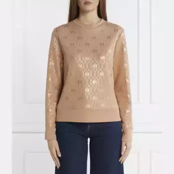 Толстовка обычного кроя Elisabetta Franchi, бежевый
