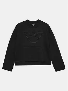 Толстовка обычного кроя Emporio Armani, черный