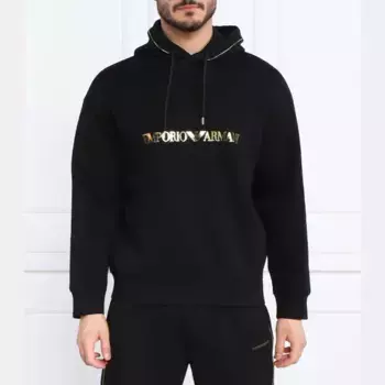 Толстовка обычного кроя Emporio Armani, черный